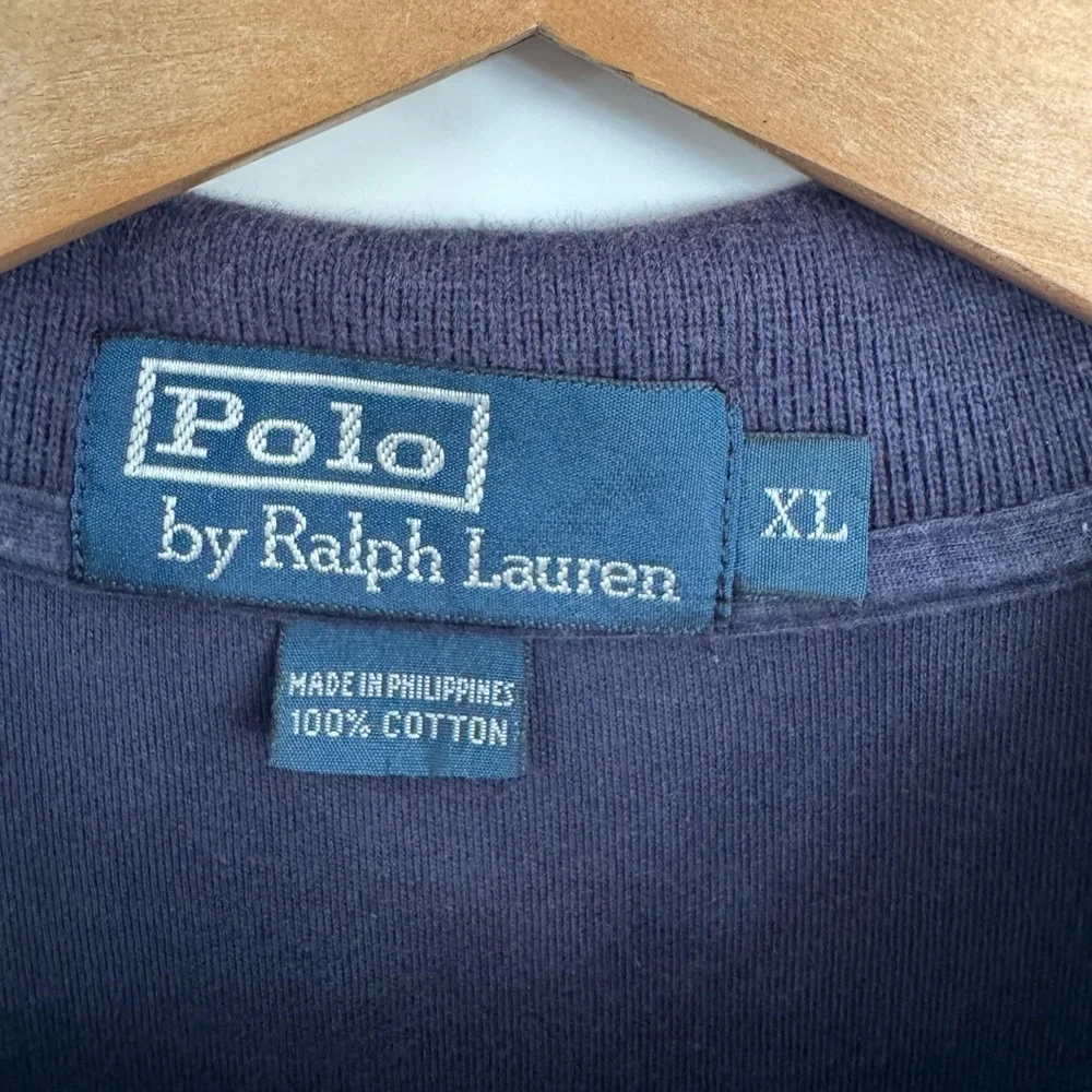 Ralph Lauren Blue Polo Shirt with Classic Collar
